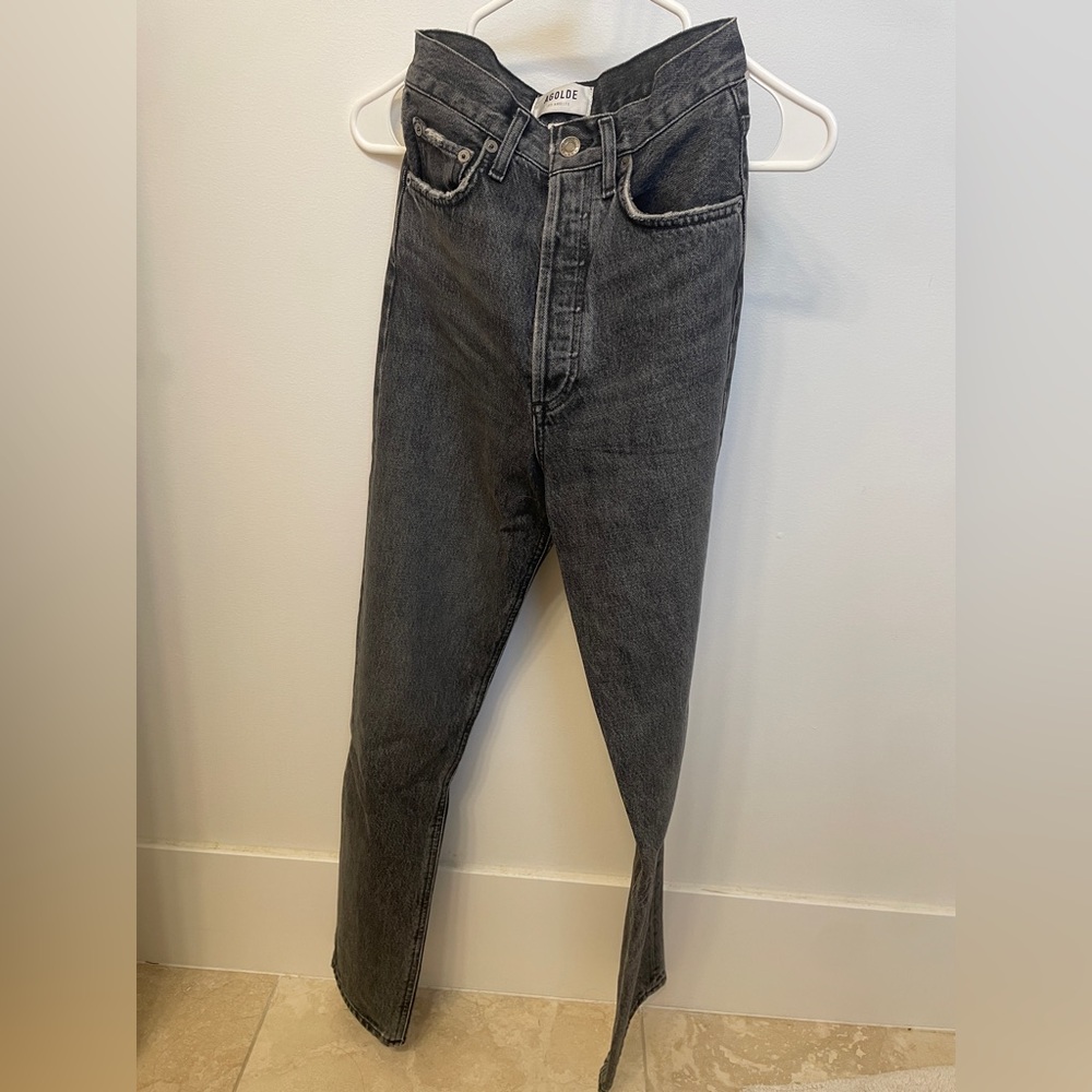 Agolde High Rise Women Jeans - Dark Gray